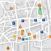 Sehenswertes und Markantes in der Innenstadt von Heide
