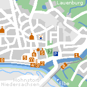 Sehenswertes und Markantes in der Innenstadt von Lauenburg