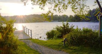 Sonnenuntergang am Großen Eutiner See