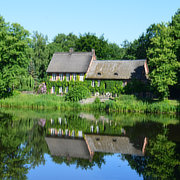 einstige Wassermühle am Schloss Ahrensburg
