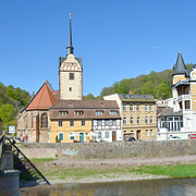 Gera Stadtteil Untermhaus an der Weißen Elster