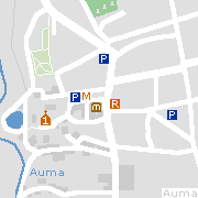 Sehenswertes und Markantes in der Innenstadt von Auma-Weidatal