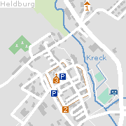 Sehenswertes und Markantes im Ortskern von Heldburg