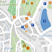Sehenswertes und Markantes im Stadtgebiet von Lobenstein