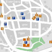 Sehenswertes und Markantes in Eisenberg / Thüringen
