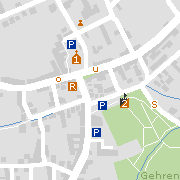 Sehenswertes und Markantes in der Altstadt von Gehren