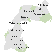Orte im Stadtgebiet von Geisa
