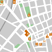 Gera -  Sehenswürdigkeiten in der Innenstadt