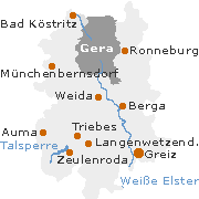 Greis Kreis in Thüringen