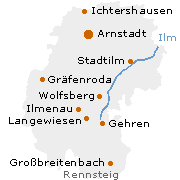 Ilm Kreis in Thüringen