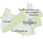 Sehenswertes und Markantes in der Innnenstadt von Meiningen