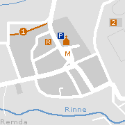 Sehenswertes und Markantes in der Innenstadt von Remda
