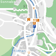 Sehenswertes und Markantes in der Altstadt von Sonneberg in Thüringen