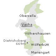 Orte im Stadtgebiet von Vacha